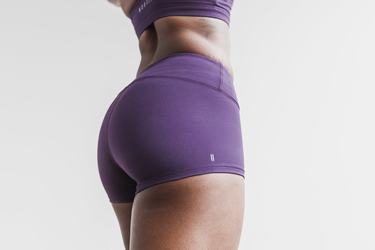 Nobull 2" Matte Women's Shorts Purple | Australia (SI6130)